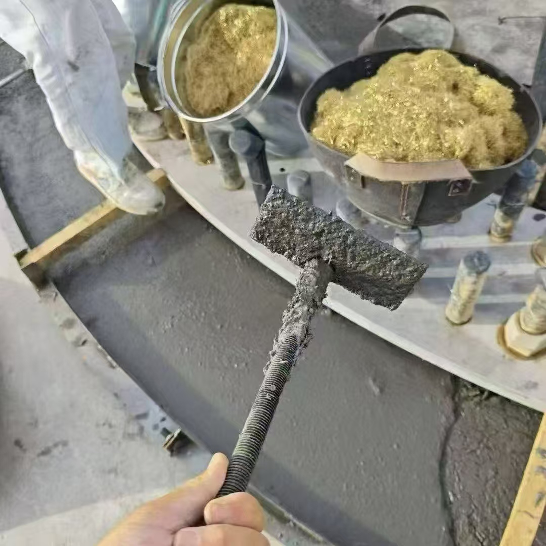 沅江C120钢纤维高强无收灌浆料 轧机压缩机汽轮机发电机锻压设备底座灌浆材料